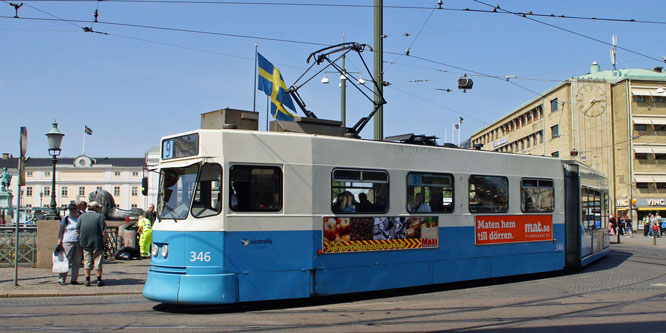 Gothenburg M31 Trams - Photo: ©2013 Ian Boyle - www.simplompc.co.uk - Simplon Postcards