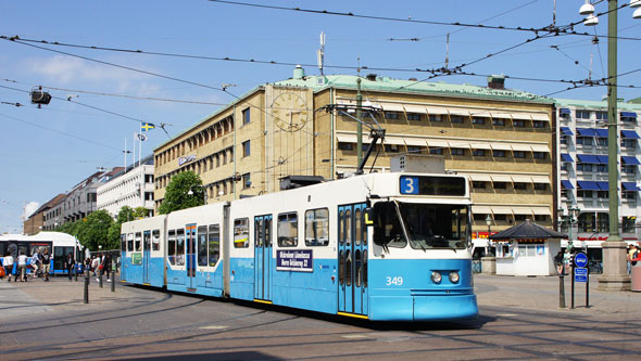 Gothenburg M31 Trams - Photo: ©2013 Ian Boyle - www.simplompc.co.uk - Simplon Postcards