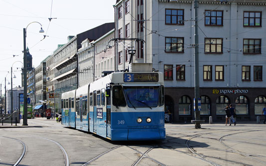 Gothenburg M31 Trams - Photo: ©2013 Ian Boyle - www.simplompc.co.uk - Simplon Postcards