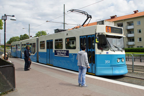 Gothenburg M31 Trams - Photo: ©2013 Ian Boyle - www.simplompc.co.uk - Simplon Postcards