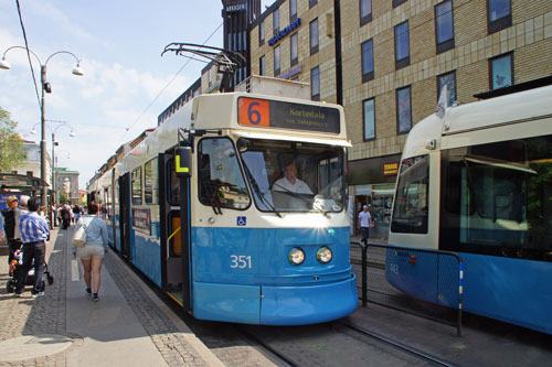 Gothenburg M31 Trams - Photo: ©2013 Ian Boyle - www.simplompc.co.uk - Simplon Postcards