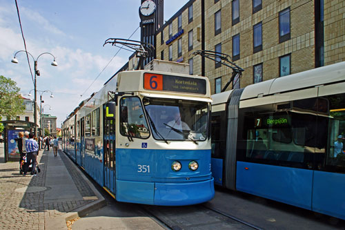 Gothenburg M31 Trams - Photo: ©2013 Ian Boyle - www.simplompc.co.uk - Simplon Postcards