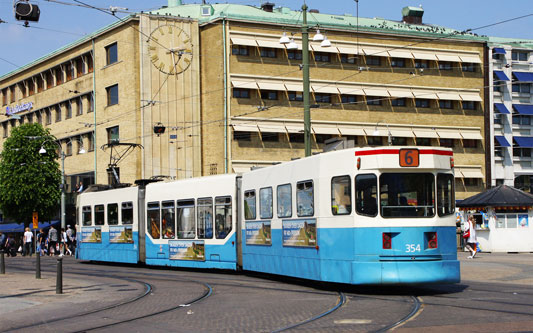 Gothenburg M31 Trams - Photo: ©2013 Ian Boyle - www.simplompc.co.uk - Simplon Postcards