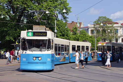 Gothenburg M31 Trams - Photo: ©2013 Ian Boyle - www.simplompc.co.uk - Simplon Postcards