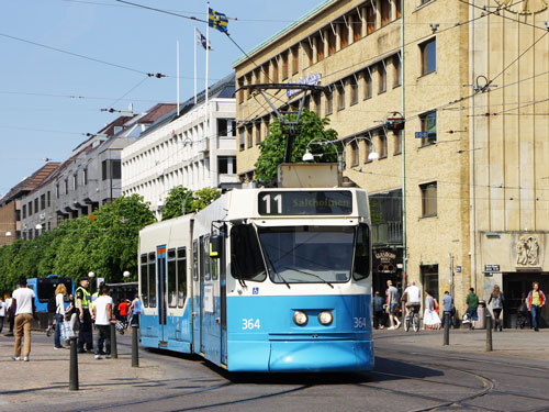 Gothenburg M31 Trams - Photo: ©2013 Ian Boyle - www.simplompc.co.uk - Simplon Postcards