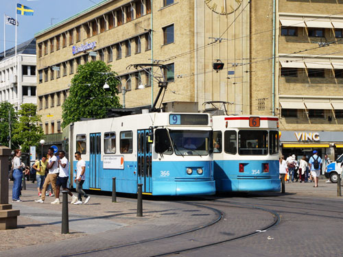 Gothenburg M31 Trams - Photo: ©2013 Ian Boyle - www.simplompc.co.uk - Simplon Postcards