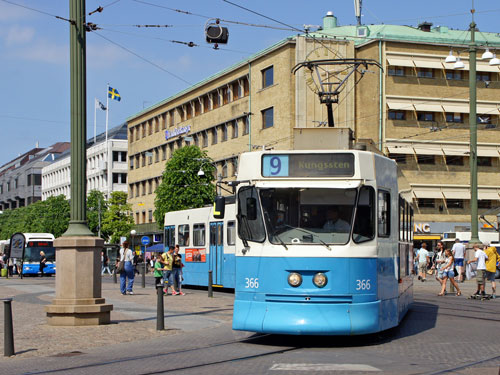 Gothenburg M31 Trams - Photo: ©2013 Ian Boyle - www.simplompc.co.uk - Simplon Postcards