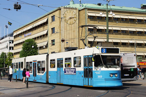 Gothenburg M31 Trams - Photo: ©2013 Ian Boyle - www.simplompc.co.uk - Simplon Postcards