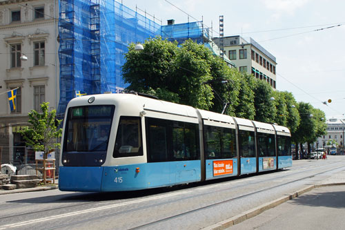 Gothenburg M32 Trams - Photo: ©2013 Ian Boyle - www.simplompc.co.uk - Simplon Postcards