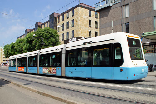 Gothenburg M32 Trams - Photo: ©2013 Ian Boyle - www.simplompc.co.uk - Simplon Postcards