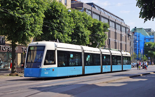 Gothenburg M32 Trams - Photo: ©2013 Ian Boyle - www.simplompc.co.uk - Simplon Postcards