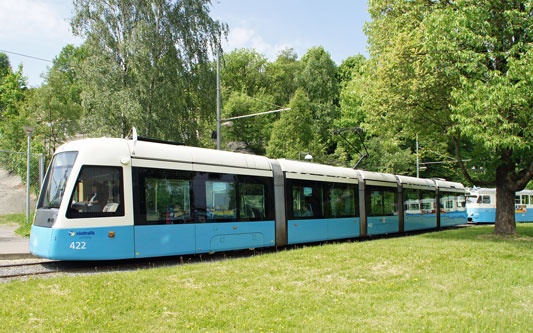 Gothenburg M32 Trams - Photo: ©2013 Ian Boyle - www.simplompc.co.uk - Simplon Postcards