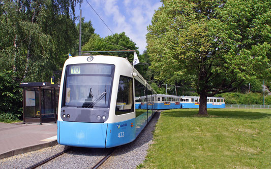 Gothenburg M32 Trams - Photo: ©2013 Ian Boyle - www.simplompc.co.uk - Simplon Postcards