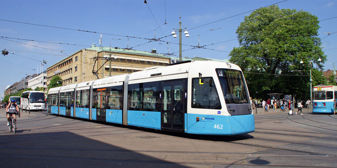 Gothenburg M32 Trams - Photo: ©2013 Ian Boyle - www.simplompc.co.uk - Simplon Postcards