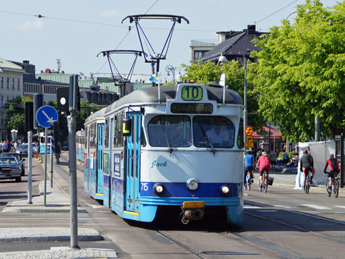 Gothenburg M28/M29 Trams - Photo: ©2013 Ian Boyle - www.simplompc.co.uk - Simplon Postcards