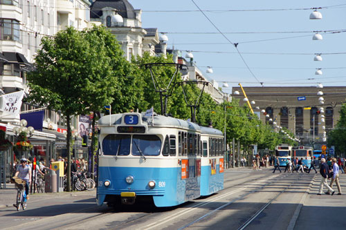 Gothenburg M28/M29 Trams - Photo: ©2013 Ian Boyle - www.simplompc.co.uk - Simplon Postcards