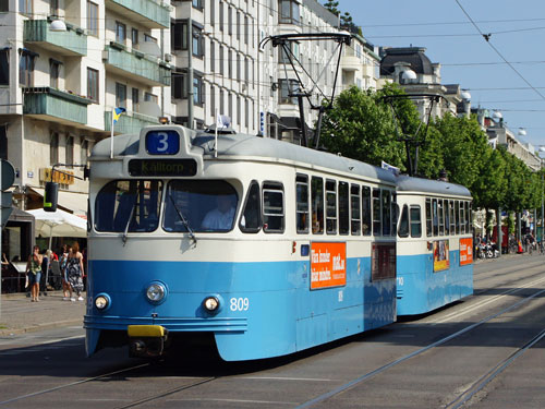 Gothenburg M28/M29 Trams - Photo: ©2013 Ian Boyle - www.simplompc.co.uk - Simplon Postcards