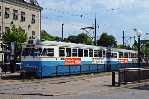 Gothenburg M28/M29 Trams - Photo: ©2013 Ian Boyle - www.simplompc.co.uk - Simplon Postcards