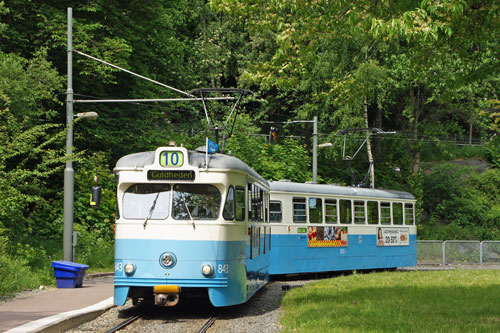 Gothenburg M28/M29 Trams - Photo: ©2013 Ian Boyle - www.simplompc.co.uk - Simplon Postcards