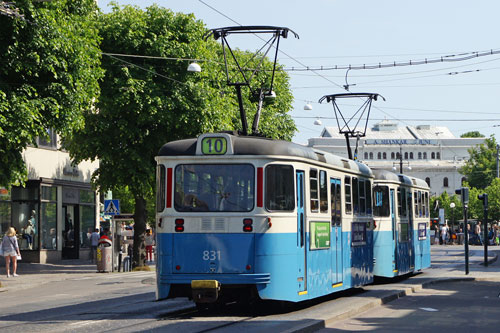 Gothenburg M28/M29 Trams - Photo: ©2013 Ian Boyle - www.simplompc.co.uk - Simplon Postcards