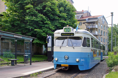 Gothenburg M28/M29 Trams - Photo: ©2013 Ian Boyle - www.simplompc.co.uk - Simplon Postcards