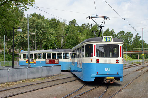 Gothenburg M28/M29 Trams - Photo: ©2013 Ian Boyle - www.simplompc.co.uk - Simplon Postcards