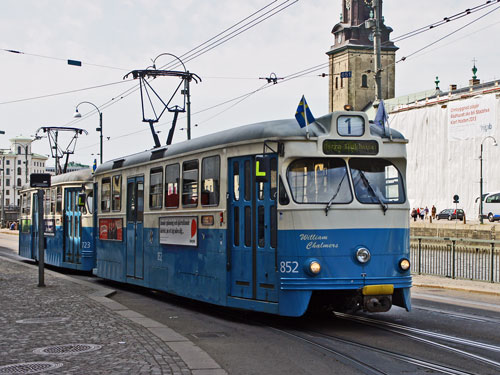 Gothenburg M28/M29 Trams - Photo: ©2013 Ian Boyle - www.simplompc.co.uk - Simplon Postcards