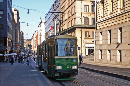 HELSINKI TRAMS - Photo: ©2007 Jan Boyle - www.simplompc.co.uk - Simplon Postcards