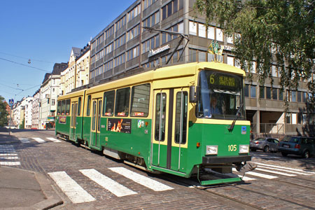 HELSINKI TRAMS - Photo: ©2007 Jan Boyle - www.simplompc.co.uk - Simplon Postcards