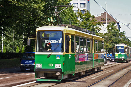 HELSINKI TRAMS - Photo: ©2007 Jan Boyle - www.simplompc.co.uk - Simplon Postcards