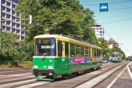 HELSINKI TRAMS - Photo: ©2007 Jan Boyle - www.simplompc.co.uk - Simplon Postcards