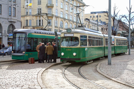 HELSINKI TRAMS - Photo: ©2009 Kalle Id - www.simplompc.co.uk - Simplon Postcards