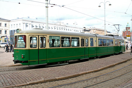 HELSINKI TRAMS - Photo: ©2009 Kalle Id - www.simplompc.co.uk - Simplon Postcards