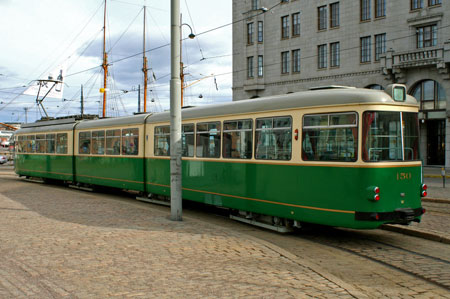 HELSINKI TRAMS - Photo: ©2009 Kalle Id - www.simplompc.co.uk - Simplon Postcards