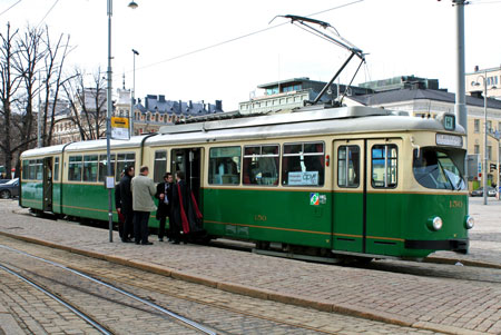 HELSINKI TRAMS - Photo: ©2009 Kalle Id - www.simplompc.co.uk - Simplon Postcards