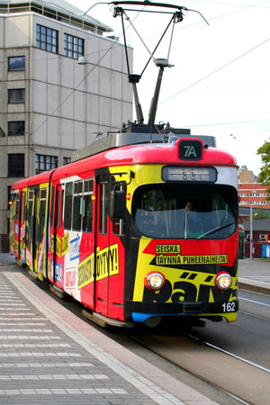 HELSINKI TRAMS - Photo: ©2011 Kalle Id - www.simplompc.co.uk - Simplon Postcards