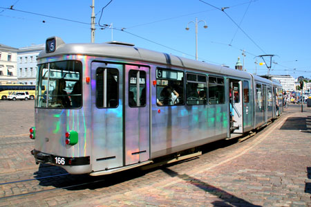 HELSINKI TRAMS - Photo: ©2010 Kalle Id - www.simplompc.co.uk - Simplon Postcards