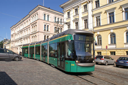 HELSINKI TRAMS - Photo: ©2007 Jan Boyle - www.simplompc.co.uk - Simplon Postcards