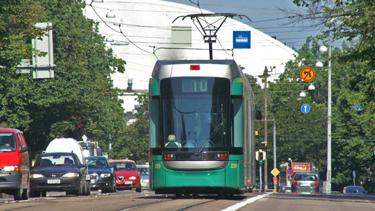 HELSINKI TRAMS - Photo: ©2007 Jan Boyle - www.simplompc.co.uk - Simplon Postcards