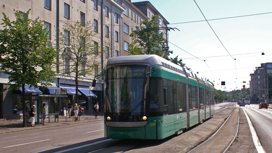 HELSINKI TRAMS - Photo: ©2007 Jan Boyle - www.simplompc.co.uk - Simplon Postcards