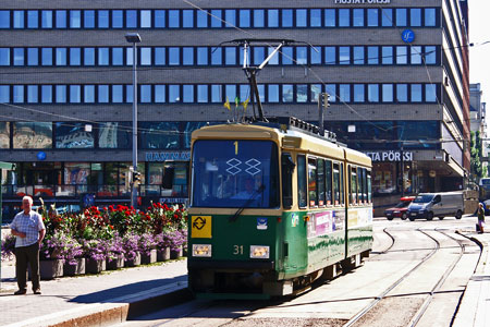 HELSINKI TRAMS - Photo: ©2007 Jan Boyle - www.simplompc.co.uk - Simplon Postcards