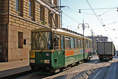 HELSINKI TRAMS - Photo: ©2007 Jan Boyle - www.simplompc.co.uk - Simplon Postcards