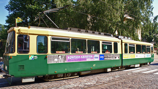 HELSINKI TRAMS - Photo: ©2007 Jan Boyle - www.simplompc.co.uk - Simplon Postcards