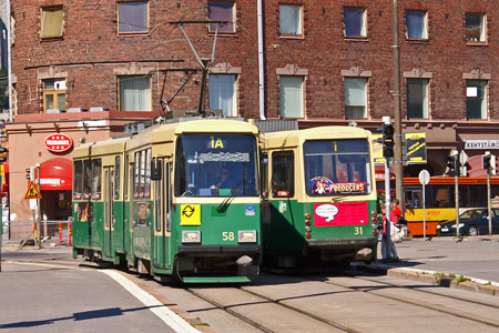 HELSINKI TRAMS - Photo: ©2007 Jan Boyle - www.simplompc.co.uk - Simplon Postcards