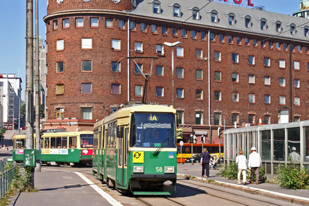 HELSINKI TRAMS - Photo: ©2007 Jan Boyle - www.simplompc.co.uk - Simplon Postcards