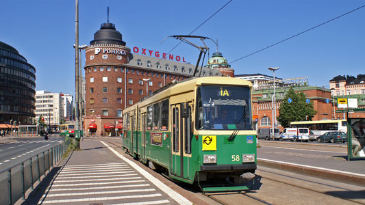 HELSINKI TRAMS - Photo: ©2007 Jan Boyle - www.simplompc.co.uk - Simplon Postcards