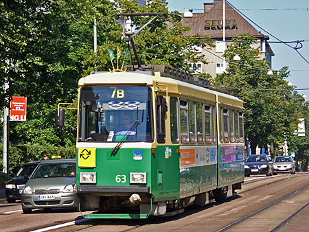 HELSINKI TRAMS - Photo: ©2007 Jan Boyle - www.simplompc.co.uk - Simplon Postcards