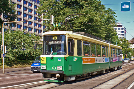 HELSINKI TRAMS - Photo: ©2007 Jan Boyle - www.simplompc.co.uk - Simplon Postcards