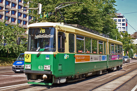 HELSINKI TRAMS - Photo: ©2007 Jan Boyle - www.simplompc.co.uk - Simplon Postcards