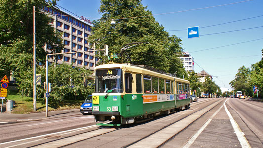 HELSINKI TRAMS - Photo: ©2007 Jan Boyle - www.simplompc.co.uk - Simplon Postcards